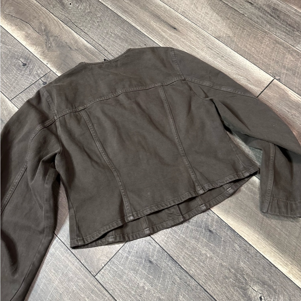H&M Brown Button Down Jacket - image 6